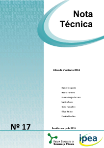 Atlas de Violência - Ano 2016
